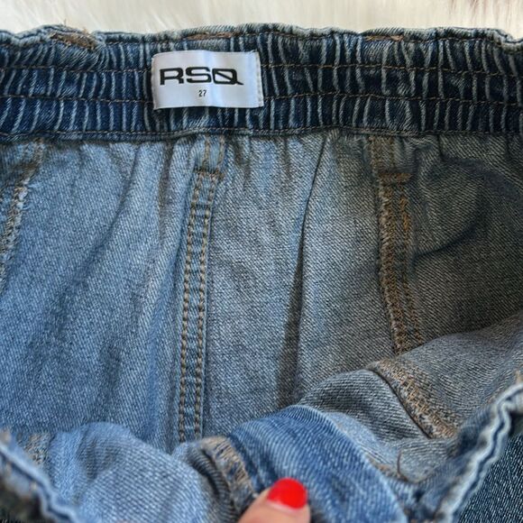 RSQ Straight Jeans Cargo Style Denim Size 27 - Picture 3 of 6